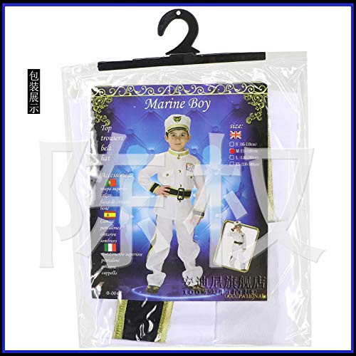 Avsvcb Cosplay Disfraz de Navidad para niños Disfraz de actuación Disfraz de actuación Halloween Novedad Regalo policía Vestir Uniforme de policía