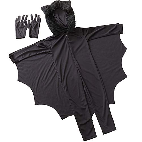 Avsvcb Cosplay Navidad Mono para niños Ropa para niños Disfraces de Escenario Regalo de Novedad de Halloween Ropa de actuación Disfraz de murciélago Animal Disfraz de Modelado