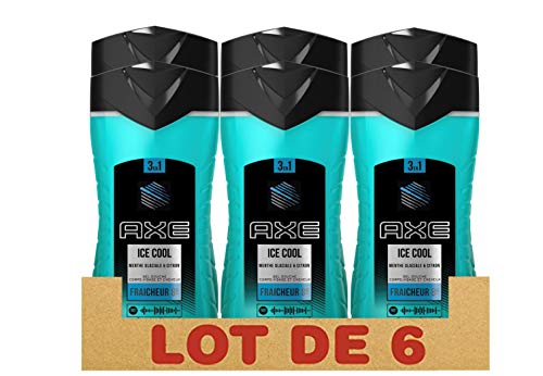 Axe - Gel de ducha Ice Cool 250 ml - Pacquete de 12