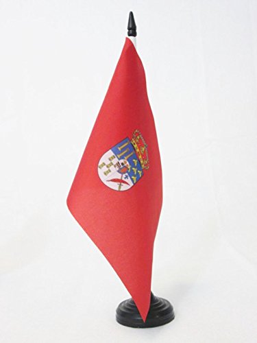 AZ FLAG Bandera de Mesa de la Provincia DE Salamanca 21x14cm - BANDERINA de DESPACHO Salamanca EN Castilla Y LEÓN 14 x 21 cm
