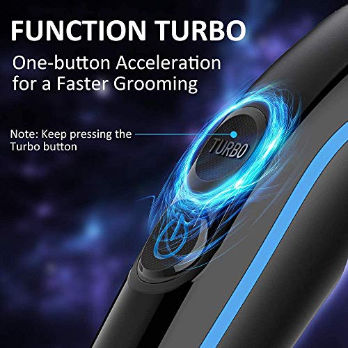 Babacom Maquina Cortar Pelo Profesional, 5 en 1 Multifuncional Cortapelos Hombre, USB Recargable Reforzar Poder Maquinilla Cortar Pelo para Cabello/Barba/Nariz/Orejas/Corporal con Peines de Guía