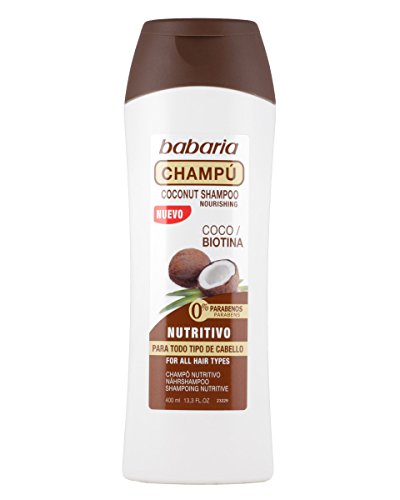 Babaria Champú Nutritivo Coco y Biotina - 400 ml