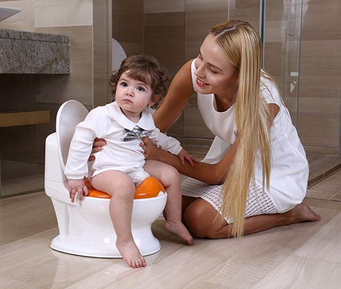 Babify Orinal para bebés y niños My First Toilet - Con Pulsador Interactivo