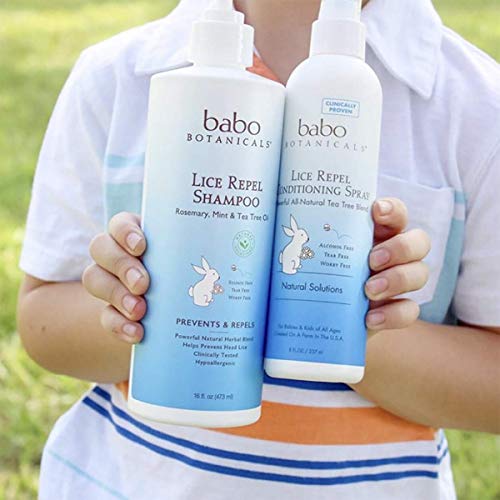 Babo Botanicals Lice Repel Shampoo (For Repelling Head Lice) 237ml