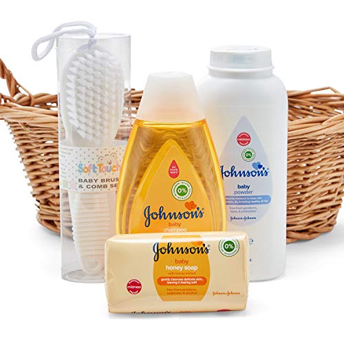Baby Box Shop - Cesta regalo bebé - con artículos esenciales para niños recién nacidos - ropa de bebé - Manta de bebé y oso de peluche
