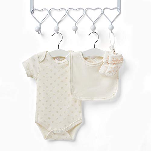 Baby Box Shop - Cesta regalo bebé - con artículos esenciales para niños recién nacidos - ropa de bebé - Manta de bebé y oso de peluche