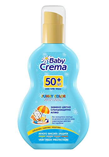 Baby Crema Leche protectora solar infantil Color divertido SPF 50+ Pulverizador 150 ml