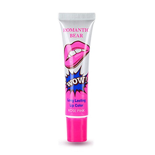 Babysbreath Resistente al Agua Lady Peel-Off Brillo Maquillaje Lipstick Líquido de Larga duración Labio 2#