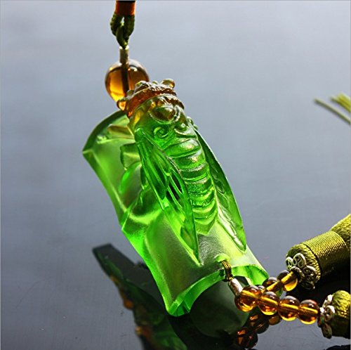 Bambú con Cigarra Colgante para Casa Y Coche,Hobby De Verano para Tranquilizar La Mentalidad