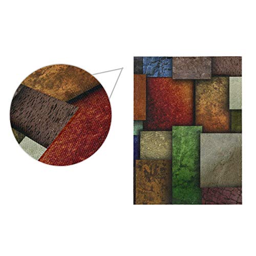 Bandera de arpillera cuadrada geométrica para jardín, doble cara, banderas de jardín, vacaciones, temporada al aire libre, regalo de 12 x 18