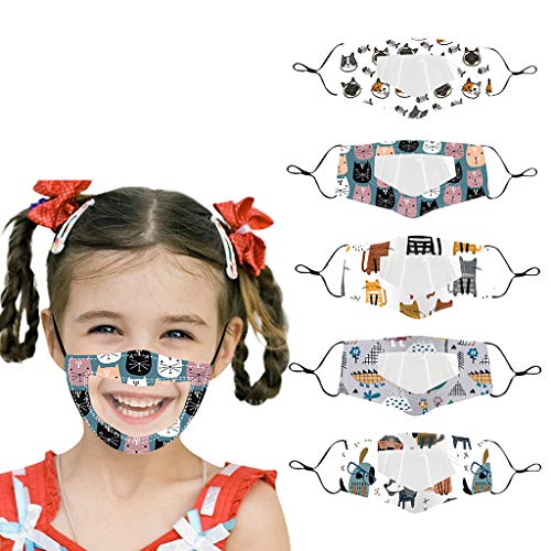 Baohooya ??́?????? al aire libre para niños de 5 piezas con expresión visible de ventana transparente para sordos mudos