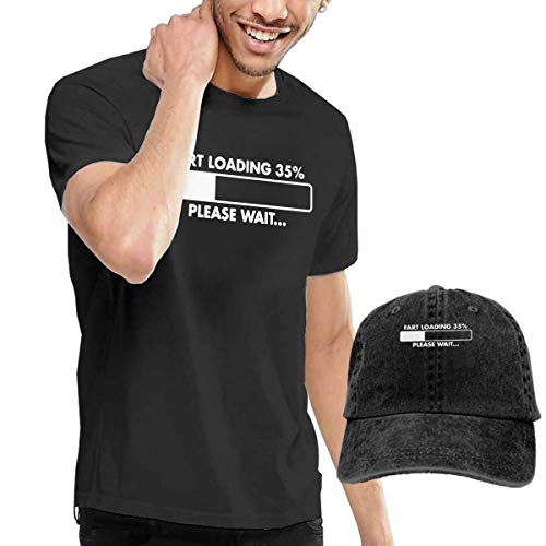 Baostic Camisetas y Tops Hombre Polos y Camisas, Fart Loading Fashion Men's T-Shirt Hats Youth & Adult T-Shirts