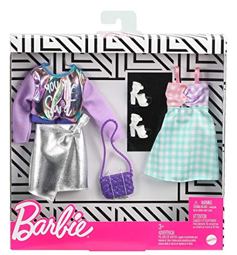 Barbie Fashion Pack 2 un Set de ropa y accesorios (Mattel GHX62)