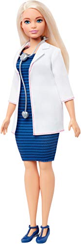 Barbie Quiero Ser Doctora, muñeca con accesorios (Mattel FXP00) , color/modelo surtido