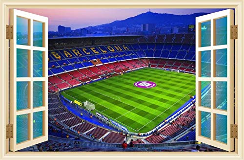 Barcelona Nou Camp Barca Football Stadium Wall Stickers Mural Decal Kids Room 23.6" x 35.4" Art Mural