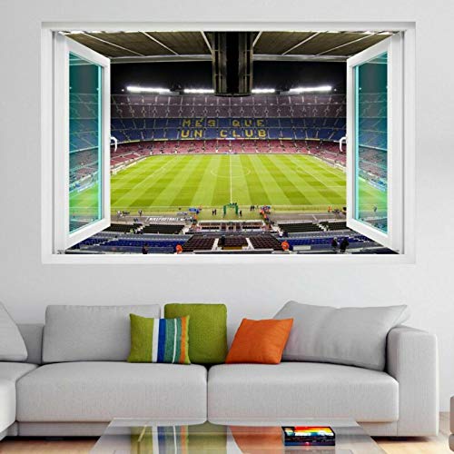 Barcelona Nou Camp Football Stadium Wall Stickers Mural Decal Kids Bedroom BT23 33.5" x 51.2" Art Mural