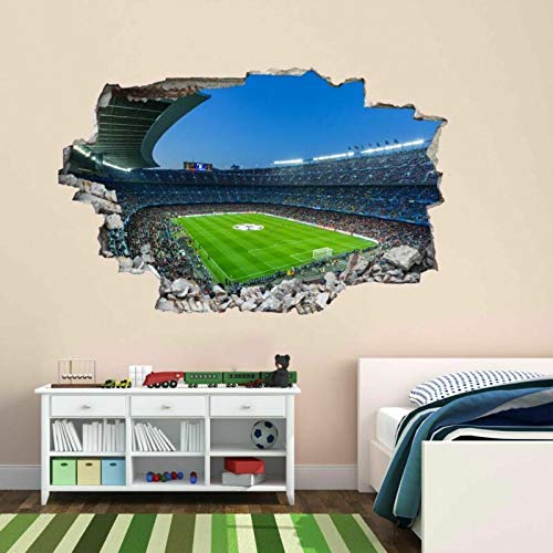 Barcelona Nou Camp Stadium Wall Art Sticker Mural Decal Kids Bedroom Decor BT16 16.5" x 24.4" Art Mural
