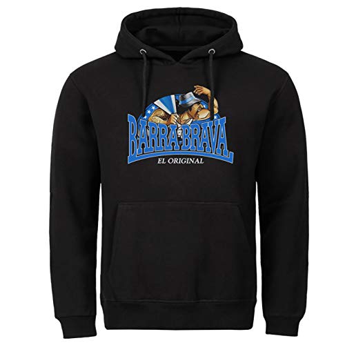 Barra Brava Ultras Football - Sudadera con capucha, color negro Negro
 S