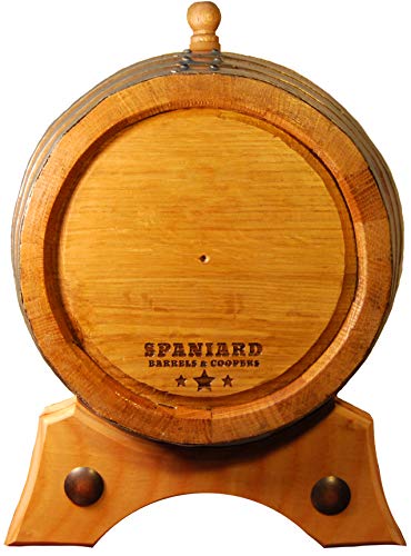 Barril artesanal de roble americano de 10 Litros. Kit de añejamiento