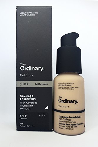 Base de maquillaje de cobertura total The Ordinary, SPF 15, 30 ml