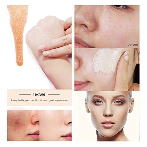 Base de Maquillaje,Foundation Color Changing,Concealer Cover Cream,Match Perfection Foundation Base de Maquillaje Mate Cepillo,BB Cream