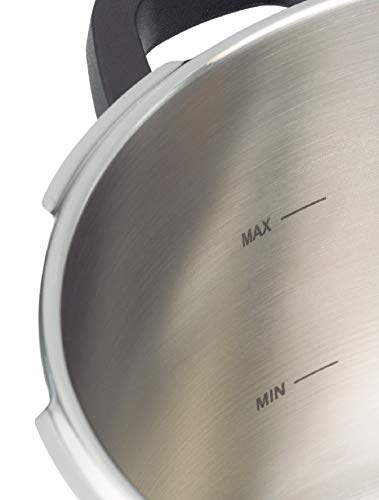 Bastilipo 10L Olla Rápida De Acero Inoxidable 10 Litros, Gris