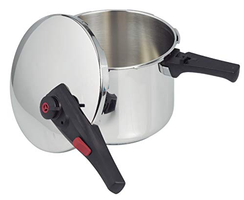 Bastilipo 10L Olla Rápida De Acero Inoxidable 10 Litros, Gris