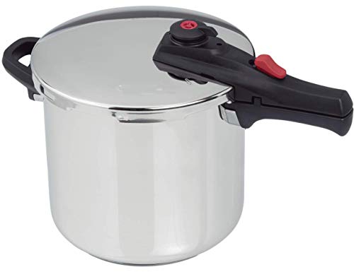 Bastilipo 10L Olla Rápida De Acero Inoxidable 10 Litros, Gris