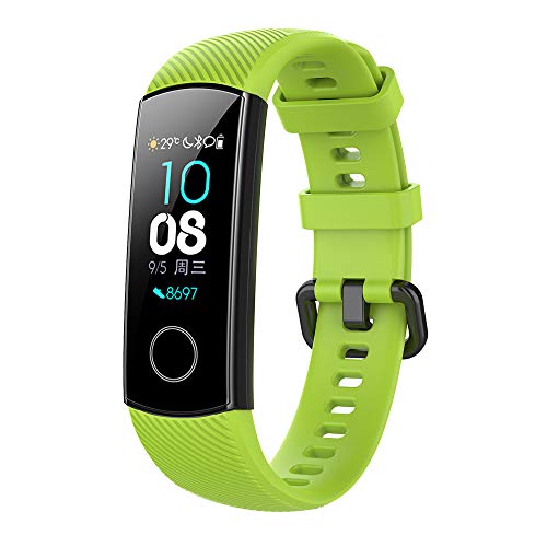 BATHRINS Correa para Huawei Honor Gloria Pulsera 4,Deportes Silicona Correa ENC Muñeca De Repuesto Estándar para Huawei Honor Band 4