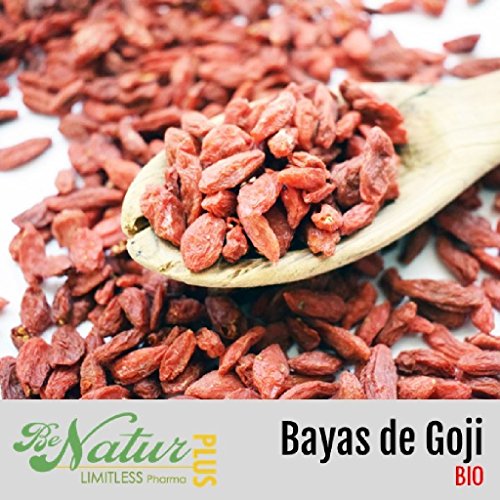 Bayas de Goji BeNatur Plus – 100% Bayas de Goji de Pureza Garantizada Libre de Pesticidas y de cualquier tipo de productos Químicos nocivos 250 g