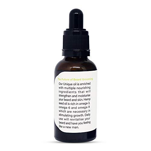 BeardGang Members - Aceite para Barba Caribbean Dream | - Bote de Aceite Hidratante y Suavizante de Semillas de Cáñamo y Jojoba para el Tratamiento de Barba y Piel