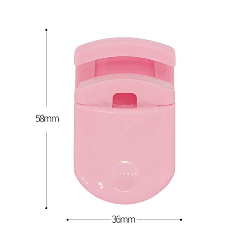 Beashine rizador de pestañas, Rizador De Ojos, Pequeño rizador de pestañas Mini Linda Almohadilla de Silicona portátil Rizador de pestañas Mini Herramienta de Maquillaje portátil (Polvo)