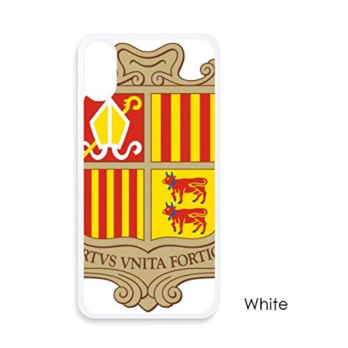 beatChong Andorra La Vella Andorra Emblema Nacional para El iPhone Casos X Blanco Phonecase Manzana Caso De La Cubierta De Regalo