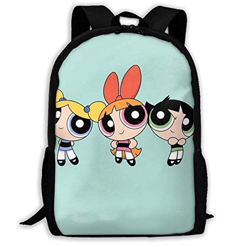 Beating Heart Mochila Escolar, Regalo Casual Lindo de Encargo de la Mochila del Viaje del Bolso de Escuela de la Mochila de Las Supernenas