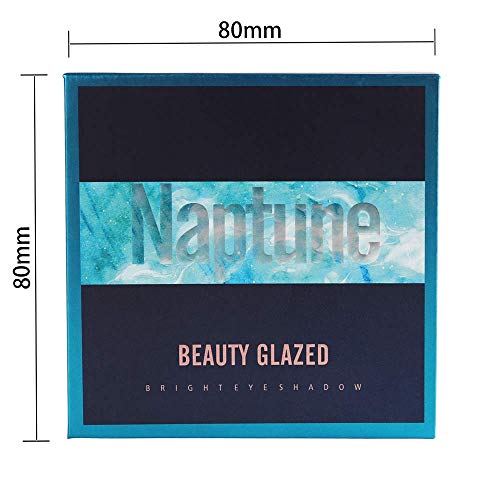 Beauty Glazed 9 colores Maquillaje impermeable Paleta Cosméticos Waterproof Matte and Shimmer Paleta de sombras de ojos altamente pigmentadas Powder Make Up# 03