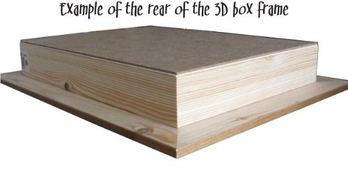 Bebé manos y pies Casting Kit Set/marco de madera oscuro/bronce emite por BabyRice