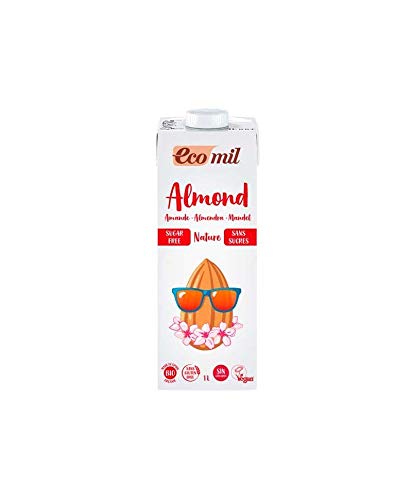 Bebida de Almendras Bio (sin Azúcar) 6 unidades de 1 litro de Ecomil