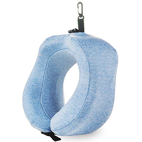 Beckye Almohada de Viaje, Avión Almohada Cervical | Almohada Ortopédica Cervical | Cojin Travel Pillow Reposa Cabezas, Kit para Dormir, estándar para avión y hogar/A