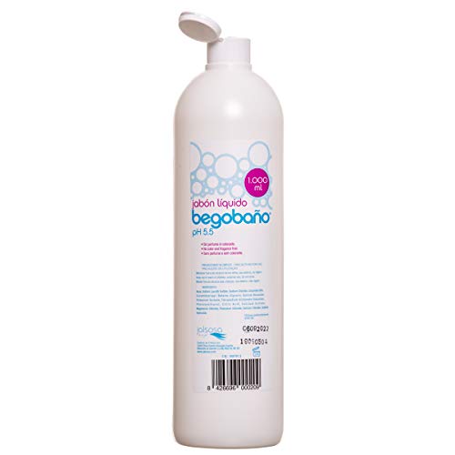 Begobaño Jabón Líquido Dermatológico Sin Aroma Ni Perfumes. Formato De 1 Litro.