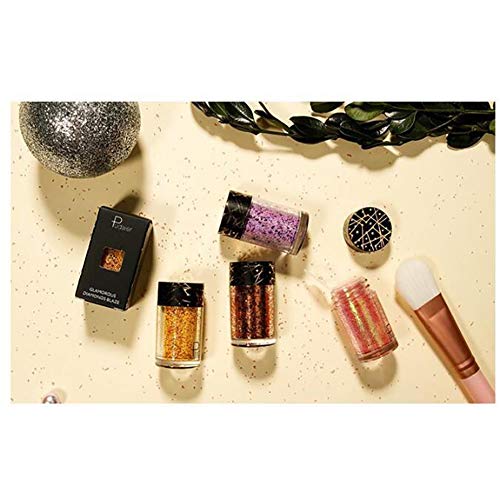 Beito 1PC Pro Glitter Eyeshadow metálico Shimmer Eyeshadow duradero impermeable brillo de los ojos cosméticos pigmento diamante brillo maquillaje polvo para cara labios ojos arte de uñas (04)