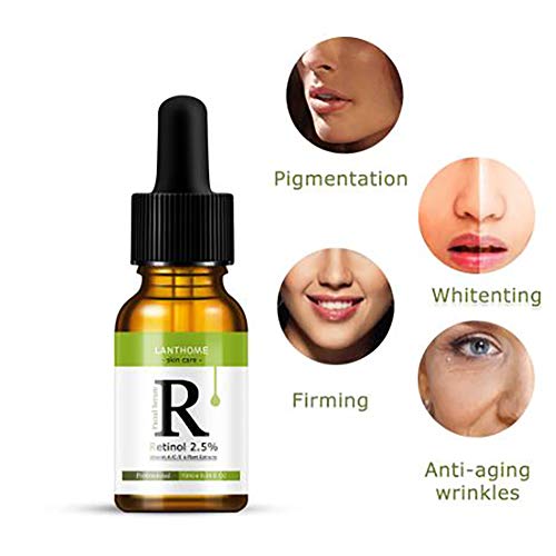 Beito Aceite de esencia de retinol 1Bottle Retinol Essence Anti-Aging Formula Serum Facial Skin Repair Liquid Soothing Moisture Essence For Minimize Wrinkles,Fade Dark Spots(10ML)