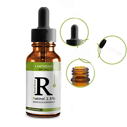 Beito Aceite de esencia de retinol 1Bottle Retinol Essence Anti-Aging Formula Serum Facial Skin Repair Liquid Soothing Moisture Essence For Minimize Wrinkles,Fade Dark Spots(10ML)