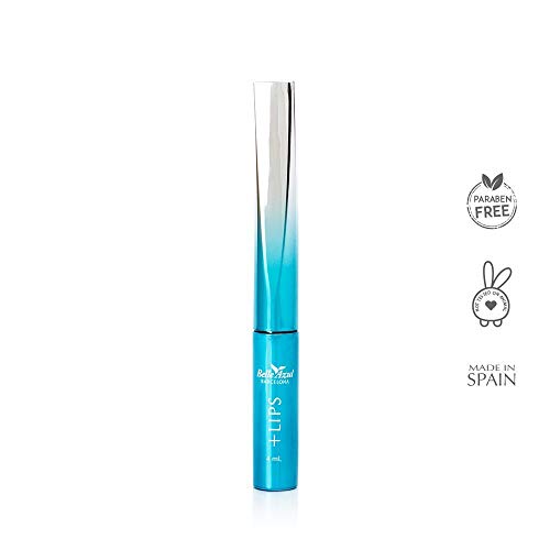 Belle Azul - GLOSS Labios Volumen + Hidratación, Lips Edición Limitada, Para unos Labios más Carnosos, Hidratados y con más Volumen, con Aceite de Argán y Células madre de Argán, 4 ml. Transparente.