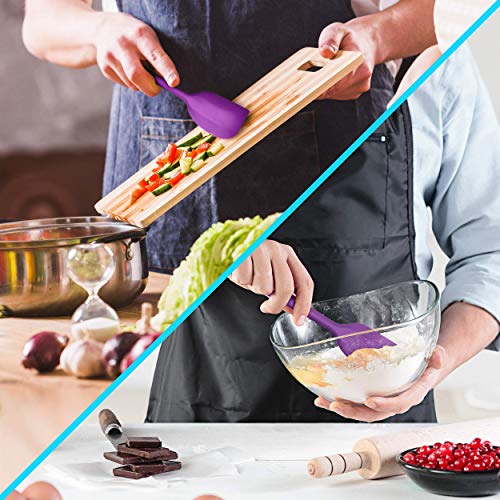 Belmalia 2x Molde Macarons de Silicona para Macarons Perfectos | Capa Antiadherente + Espátula | Azúl