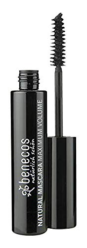 Benecos - Máscara máximo volumen, color negro, «Intense Deep Black», 8 ml