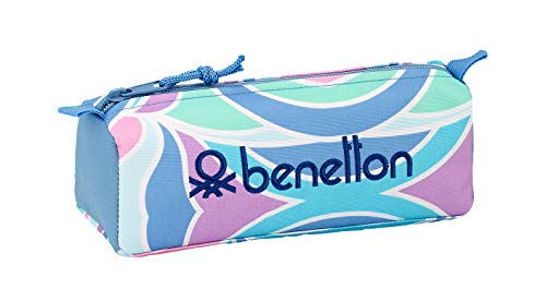 Benetton "Arcobaleno" Oficial Estuche Escolar 210x70x80mm