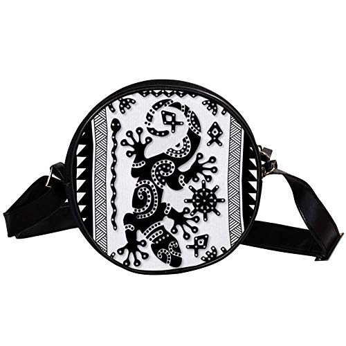 Bennigiry - Bolso de mano para mujer, diseño de lagarto polinesiano