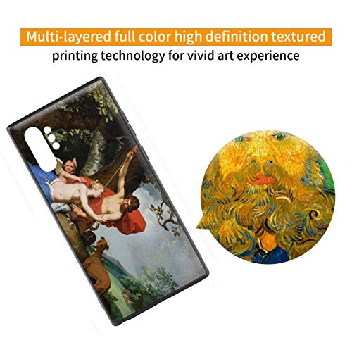 Berkin Arts Abraham Bloemaert para Samsung Galaxy Note 10 Pro/Caja del teléfono Celular de Arte/Impresión Giclee UV en la Cubierta del móvil(Venere e Adone)