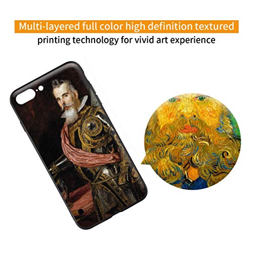 Berkin Arts Diego Velazquez para iPhone 7 Plus&iPhone 8 Plus/Caja del teléfono Celular de Arte/Impresión Giclee UV en la Cubierta del móvil(Atribuido ADon Juan Francisco De Pimentel X Conde De)