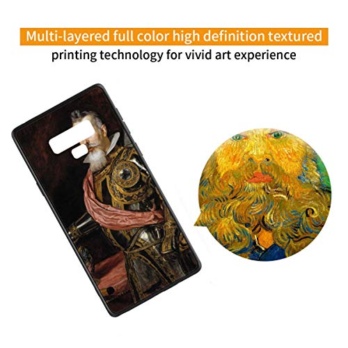 Berkin Arts Diego Velazquez para Samsung Galaxy Note 9/Caja del teléfono Celular de Arte/Impresión Giclee UV en la Cubierta del móvil(Atribuido ADon Juan Francisco De Pimentel X Conde De)